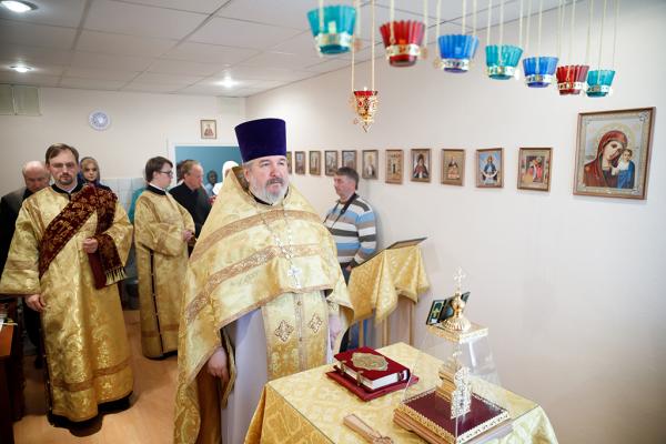Освящение храма-часовни святителя Луки Крымского в НИИ скорой помощи