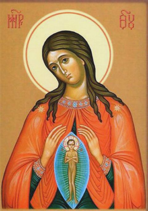 Иконы Божией Матери "Помощница в родах"