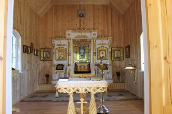 Освящена часовня свт. Николая Чудотворца в деревне Заорешье