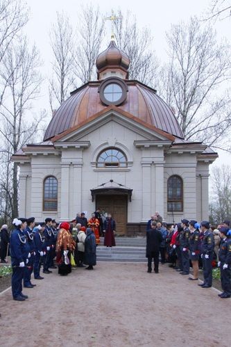 Освящена часовня Всех святых, в Земле Российской просиявших в Московском парке Победы