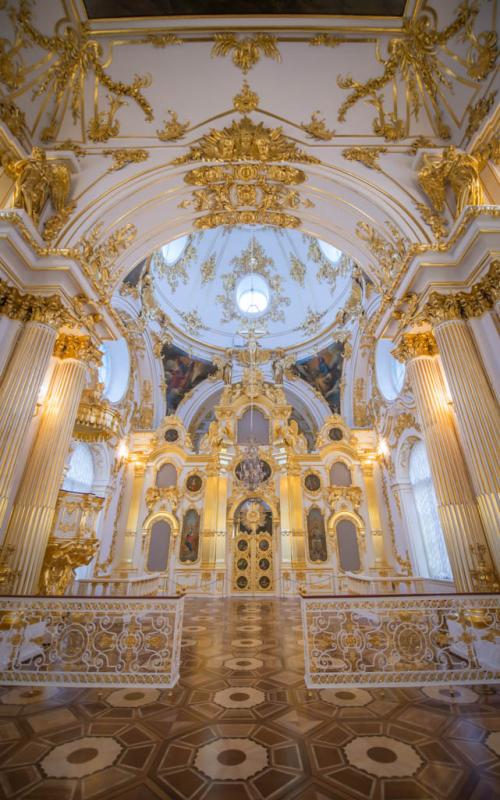 Освящение придворного собора Зимнего дворца