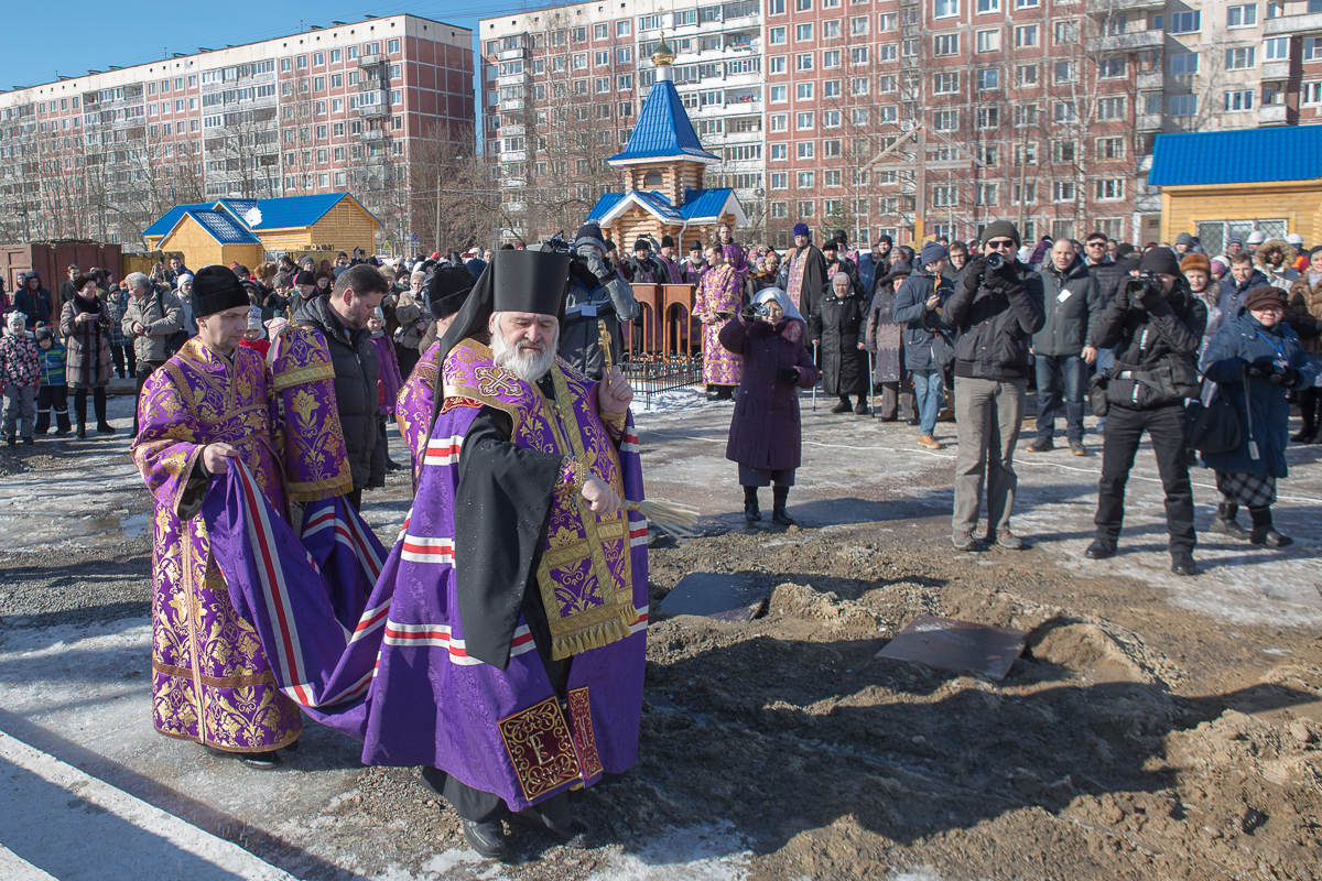 Храм святого Василия Великого заложен в Санкт-Петербурге